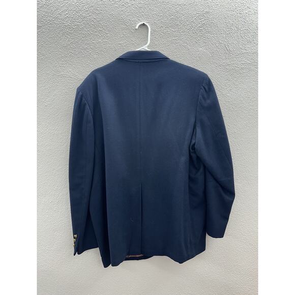 Anderson Little Mens Suit Cat Size Unknown Blue Wool Two Button Up - Picture 13 of 16